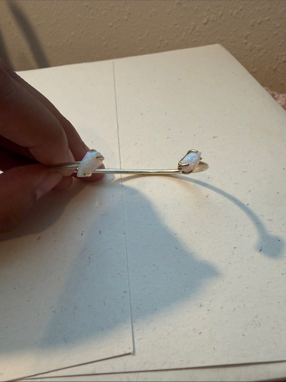 Kendra Scott Opal-Accent Gold Open Cuff Bracelet